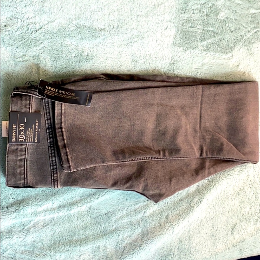 Faded grey women’s jeans